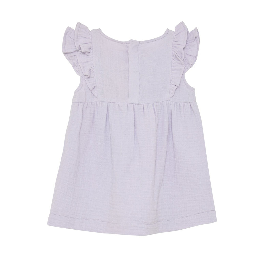 En Fant Robe à franges - Lilas
