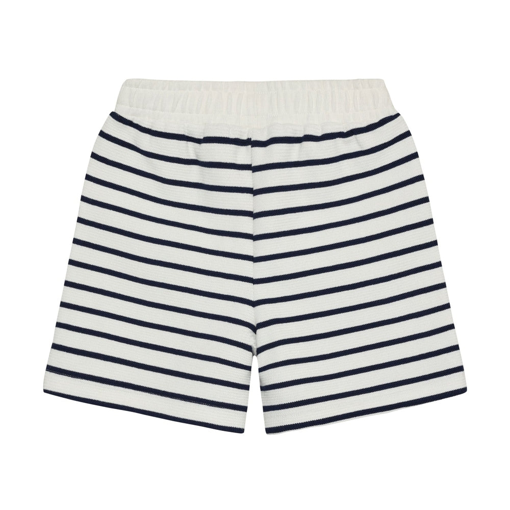 En Fant short de survêtement rayé - bleu foncé