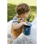 T-shirt en coton ajusté - Indigo