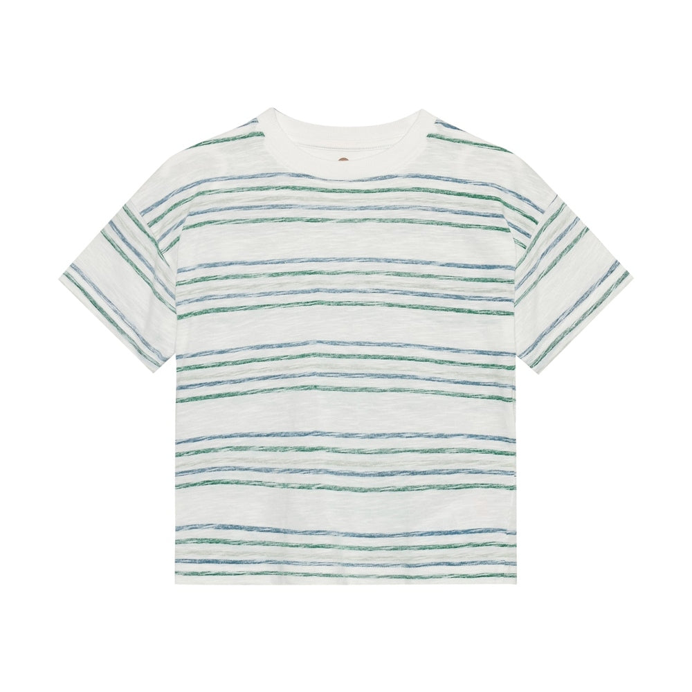 alt
T-shirt à manches courtes En Fant - rayé vert frais