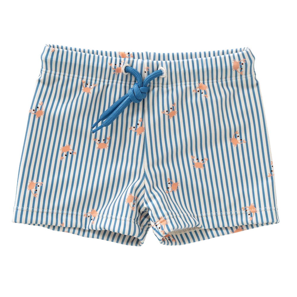 FRESK culotte de bain anti-UV - Rayures et crabes