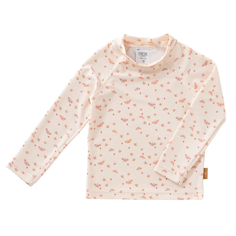 Fresk T-shirt de bain anti-UV manches longues - Butterflies
