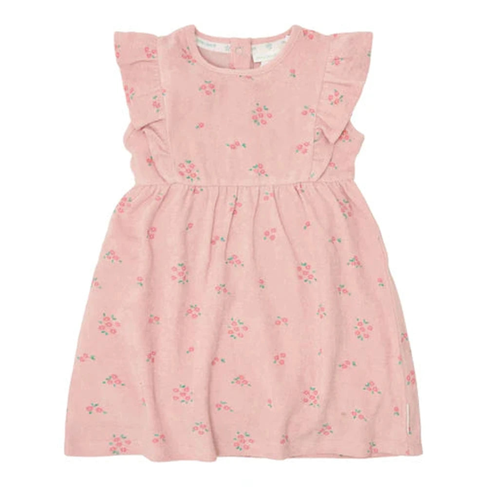 Little Dutch Robe - Imprimé floral rose