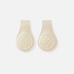Clips de lange en cuir Cloby - Beige