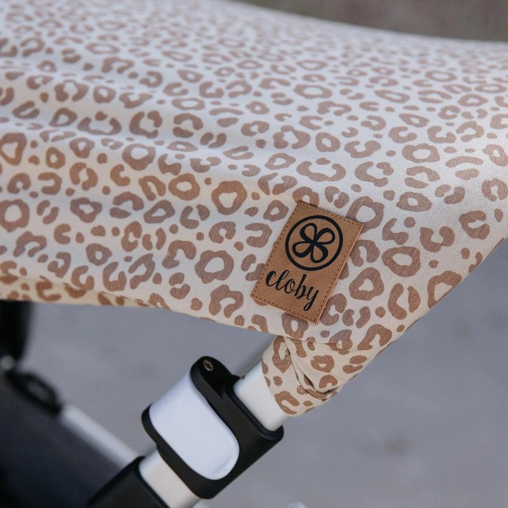 Foulard anti-UV Cloby Léopard marron – UPF 50+