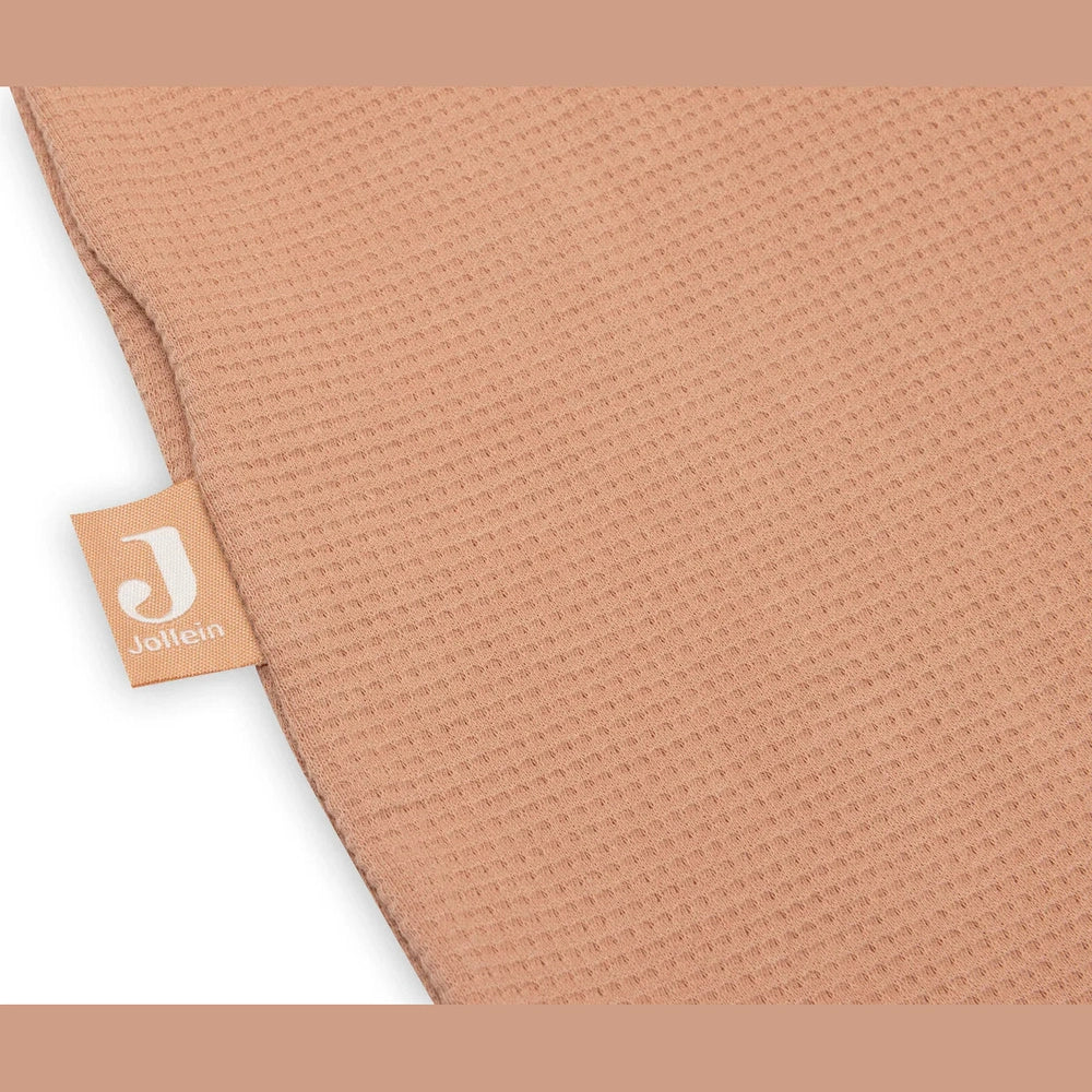 Jollein Turbulette bébé Jersey Little Waffle 70 cm - Terra clair