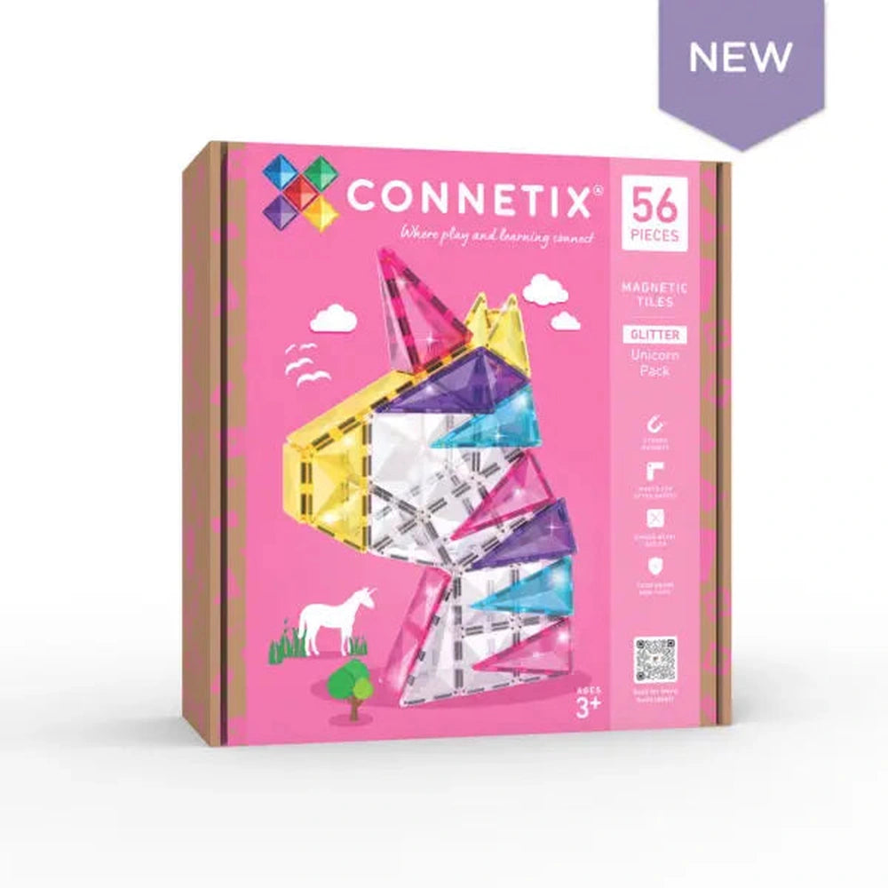 Connetix Coffret licorne pailletée | 56 pièces