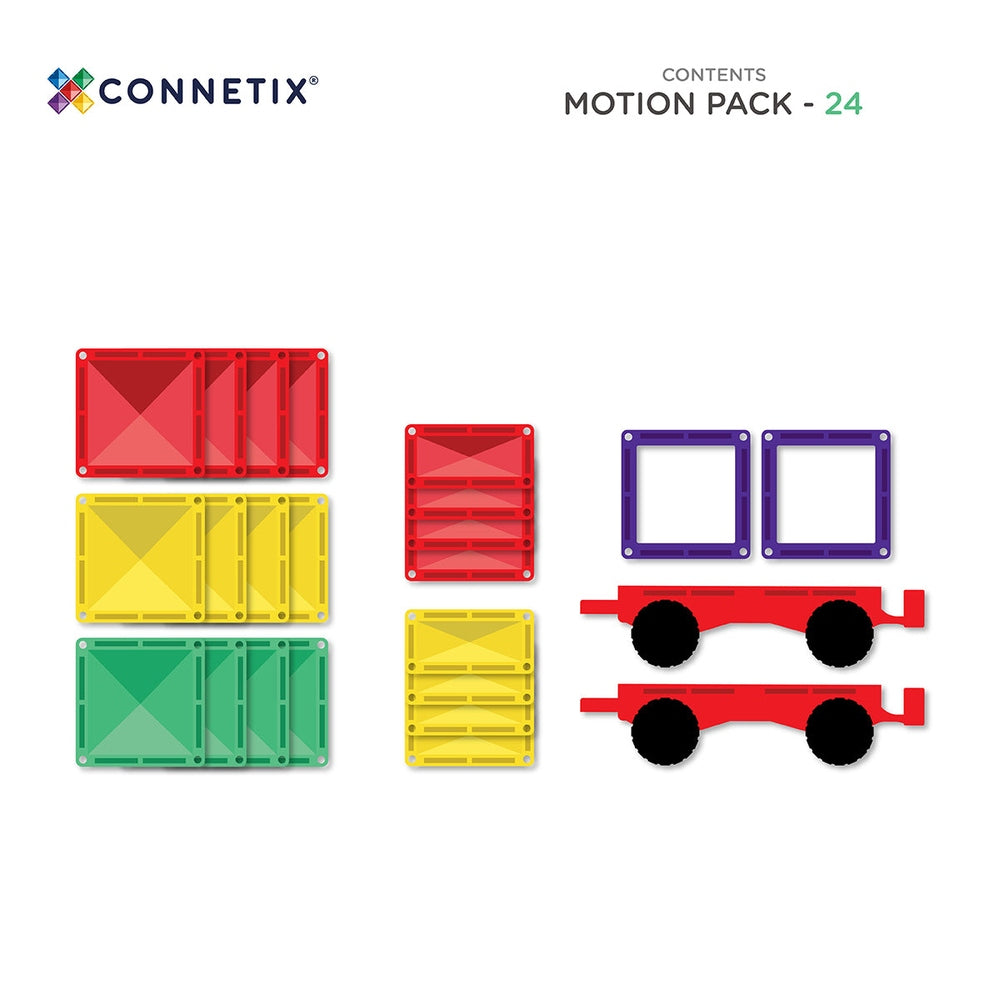 Connetix Rainbow Motion Pack | 24 pièces