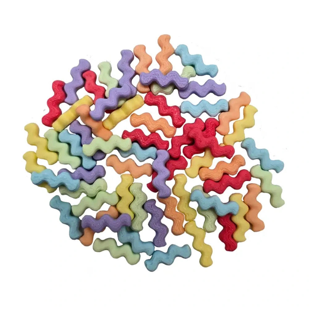 Grennn Mini Waves 60 pièces | Pastel