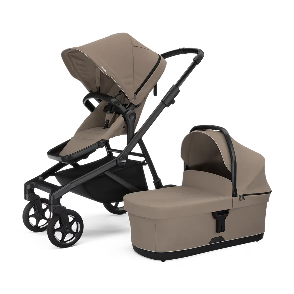 Thule Sleek 2 pack avec nacelle - taupe