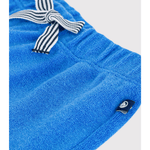 Petit Bateau Short bébé en éponge unie - Bleu