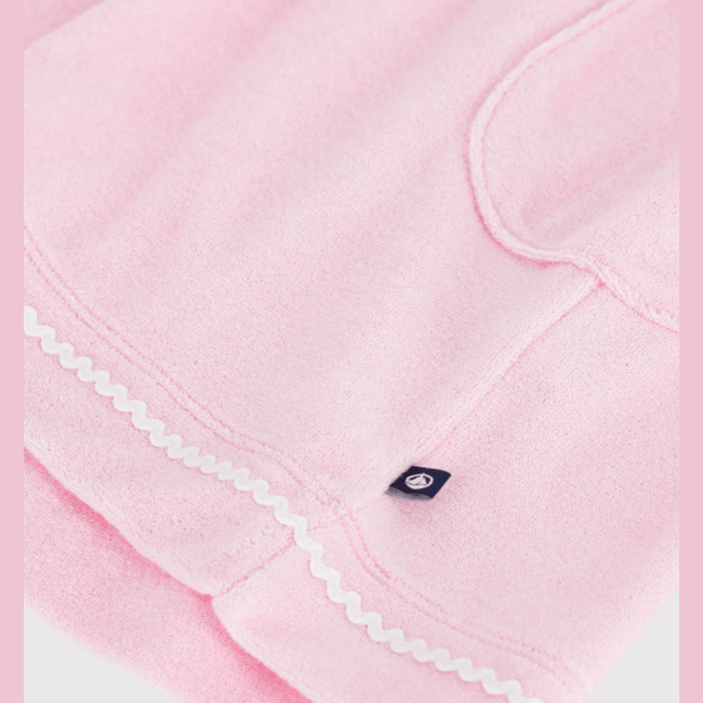Petit Bateau Robe sans manches en coton uni pour enfant - Rose