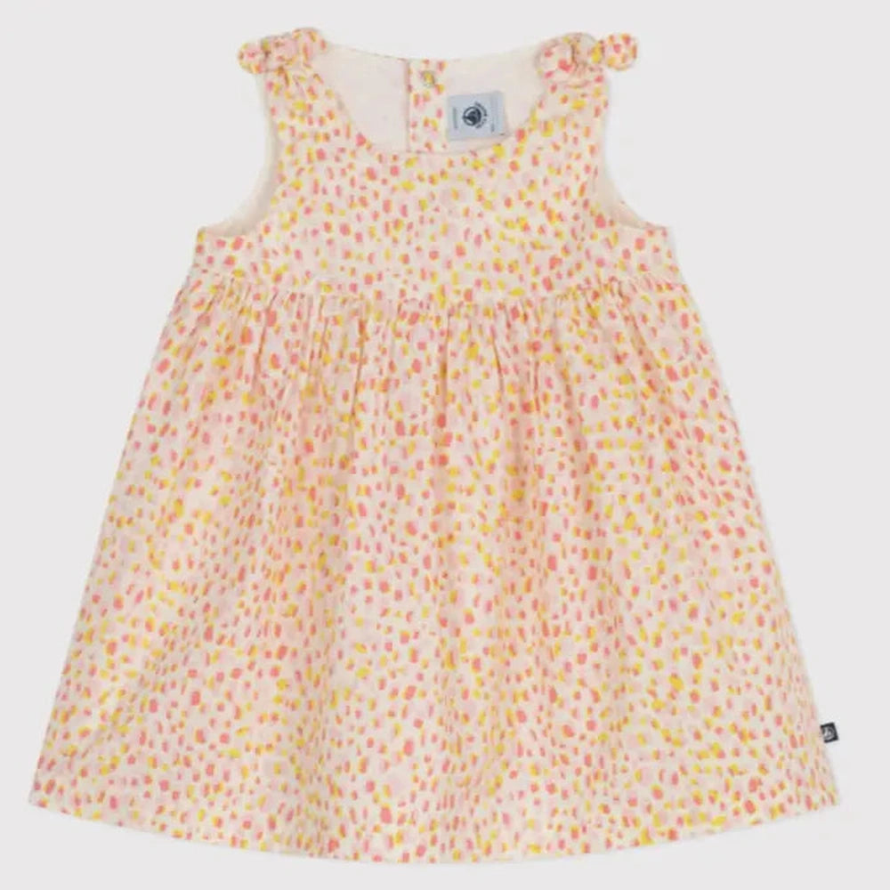 Robe sans manches en coton imprimée pour bébé - Multicolore