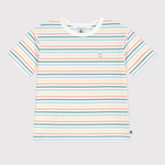 Petit Bateau T-shirt enfant en coton à manches courtes rayé