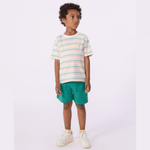 Petit Bateau T-shirt enfant en coton à manches courtes à rayures