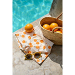 Lässig short de surf - imprimé orange