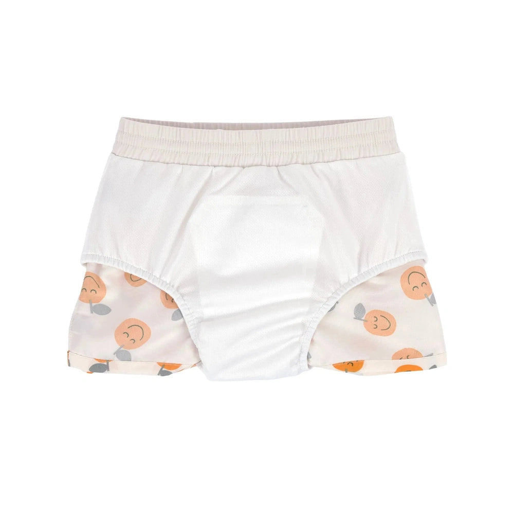 Short de surf décontracté - imprimé orange