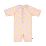 Maillot de bain enfant Lässig à manches courtes avec protection UV - rose