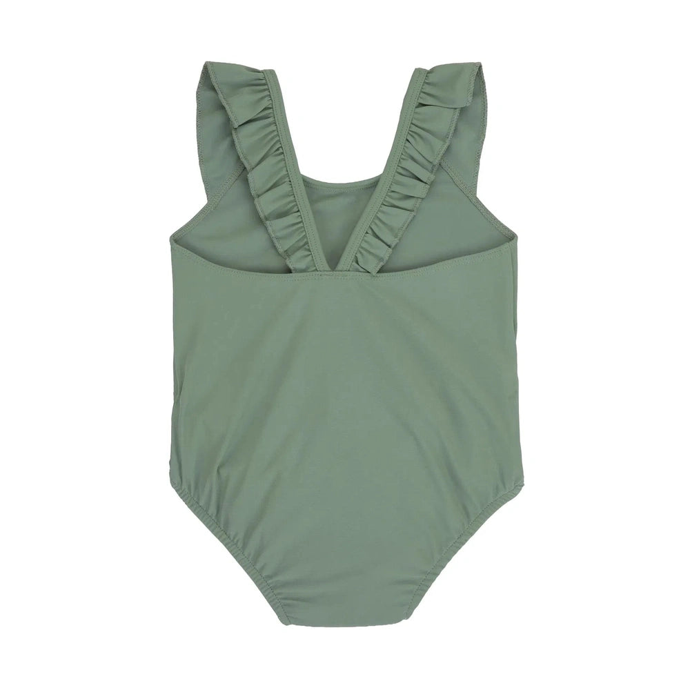 Lässig Maillot de bain enfant avec couche intégrée - Orange, Vert
