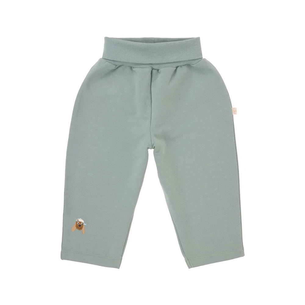 Pantalon de jogging pour bébé en coton bio vert