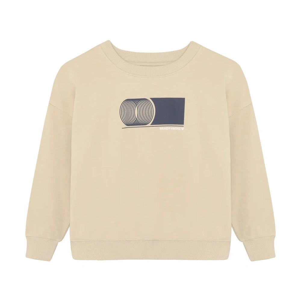 Minymo Sweat-shirt à imprimé - Beige