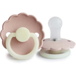 Frigg tétine Daisy Night en silicone 0-6 mois - Blush
