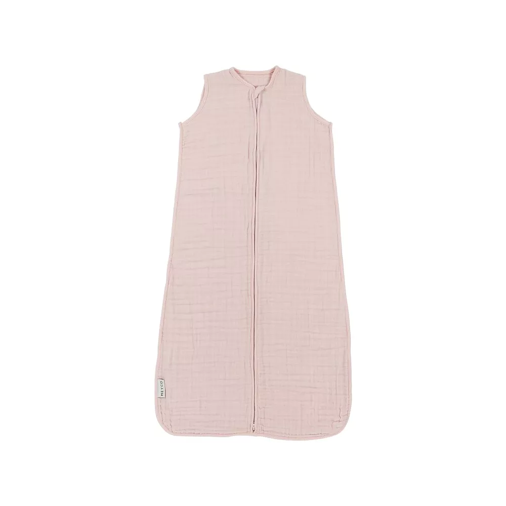 Meyco gigoteuse en mousseline unie rose doux Tog 0.5