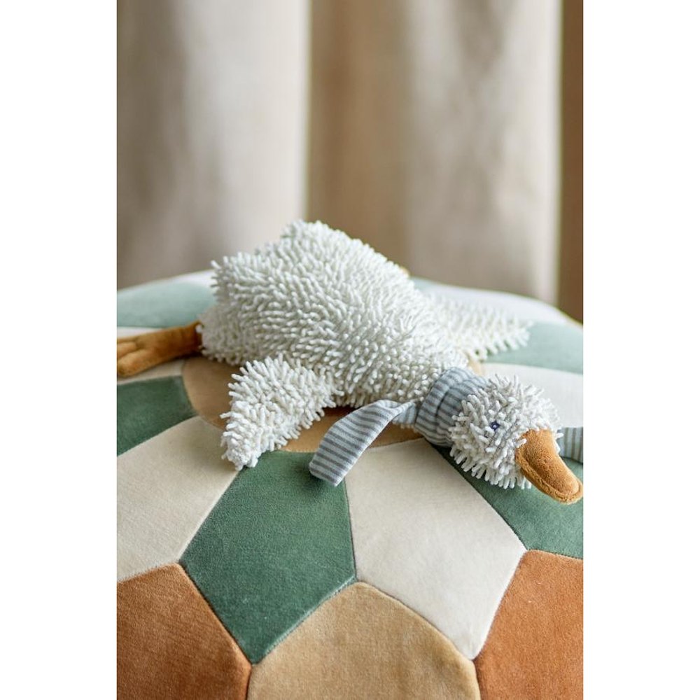 Bloomingville Mini Gaspard Peluche canard - Blanc