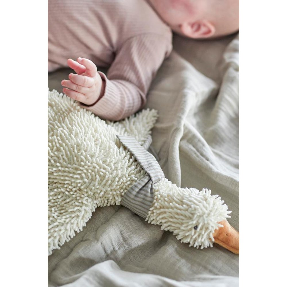 Bloomingville Mini Gaspard peluche canard - blanc