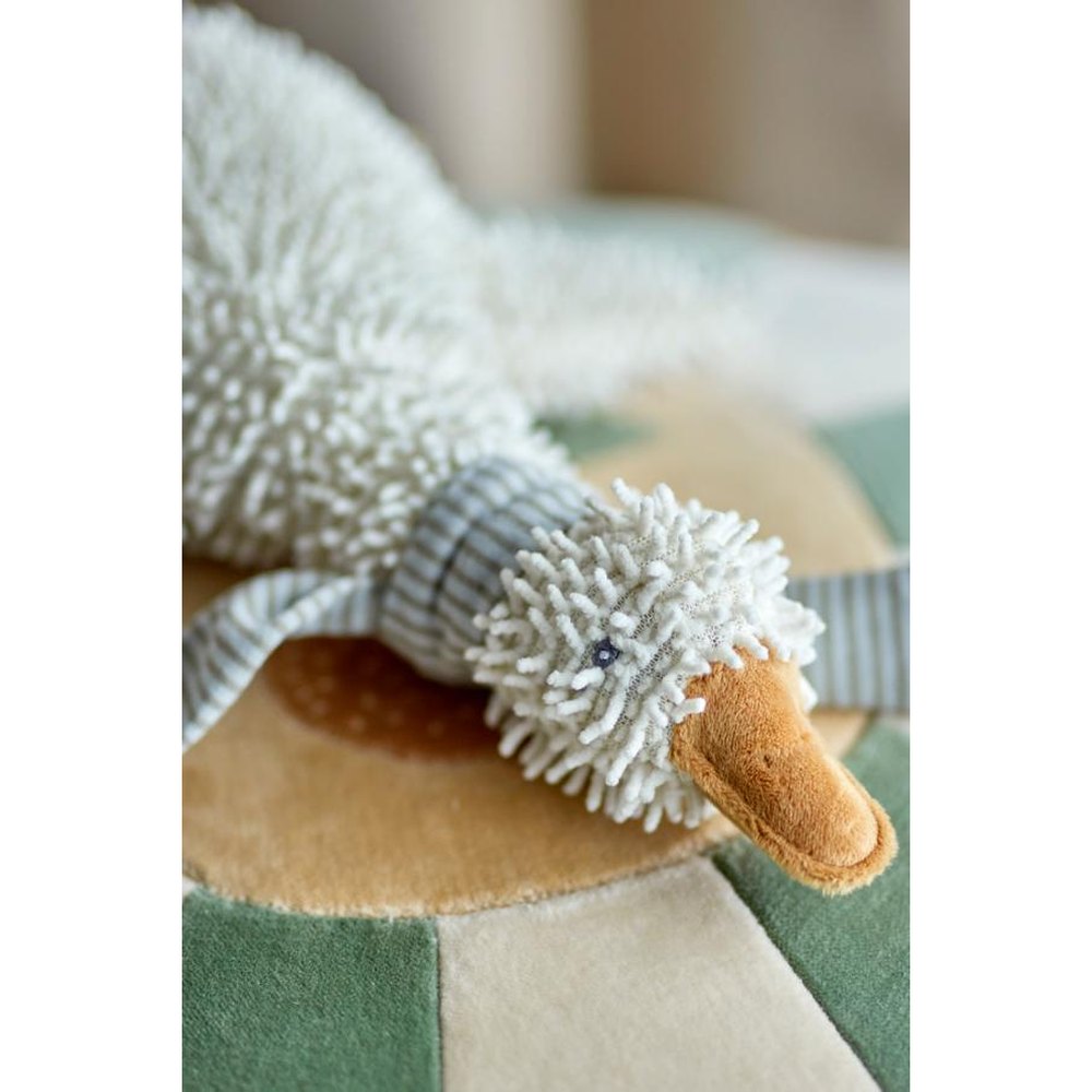 Bloomingville Mini Gaspard Peluche canard - Blanc