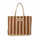 Bloomingville Bergamo Sac shopping en jute - marron