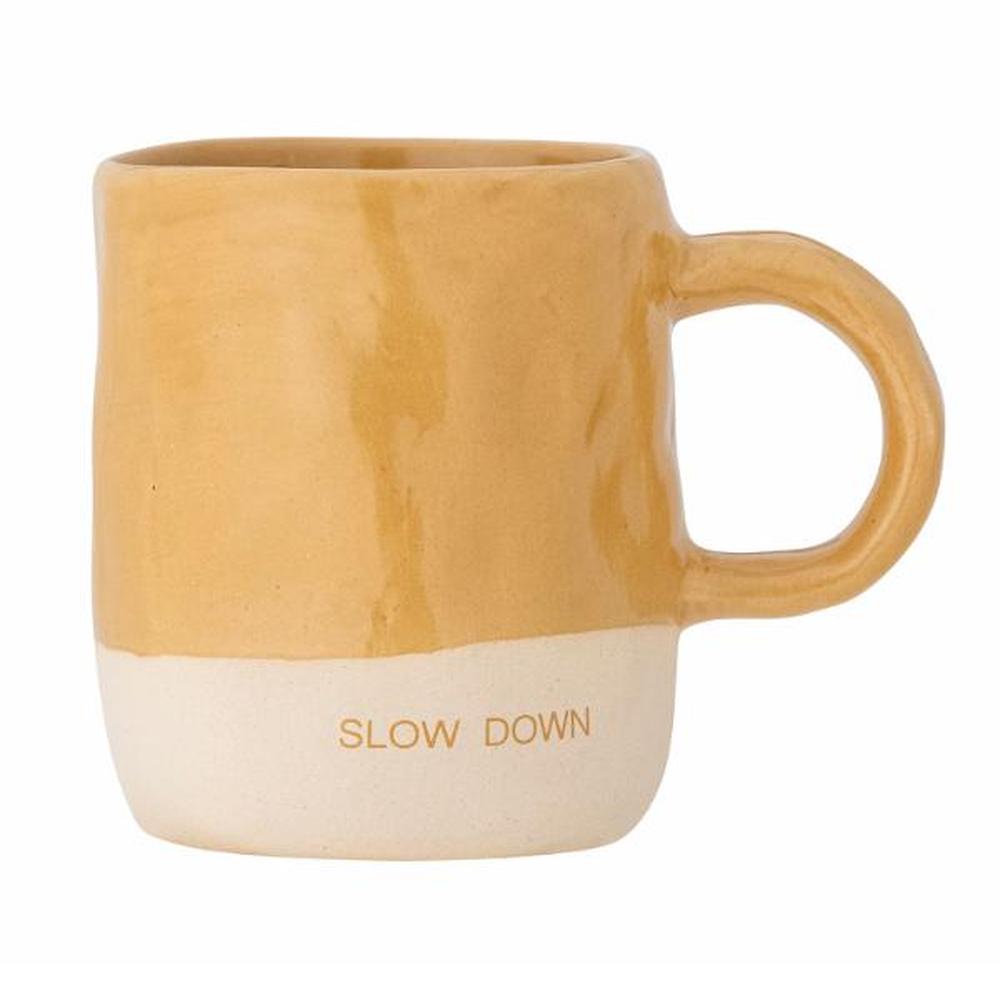 Bloomingville Neo Tasse en grès - Jaune