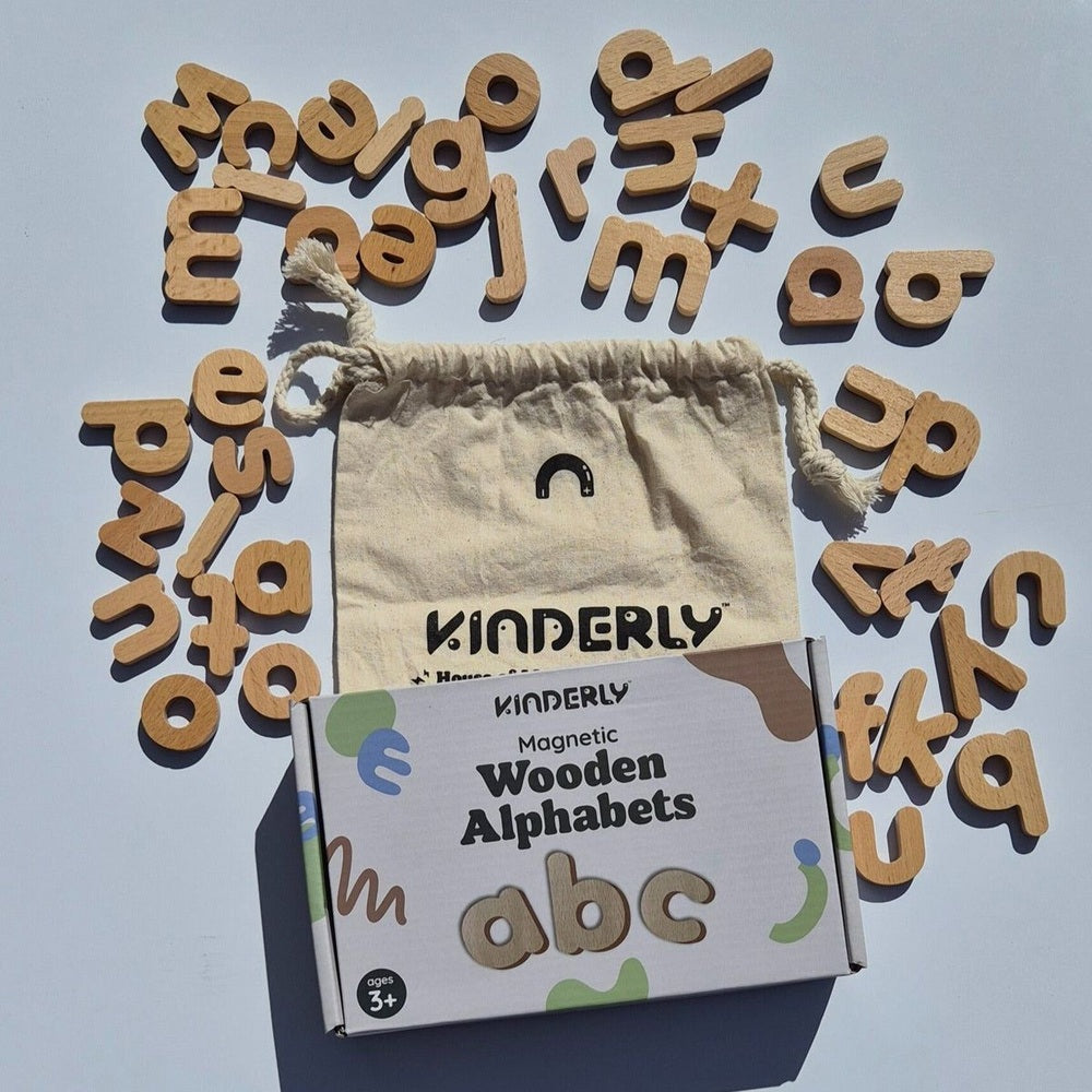 Kinderly Alphabet magnétique en bois