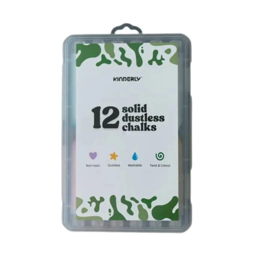 Kinderly Boîte de 12 craies sans poussière
