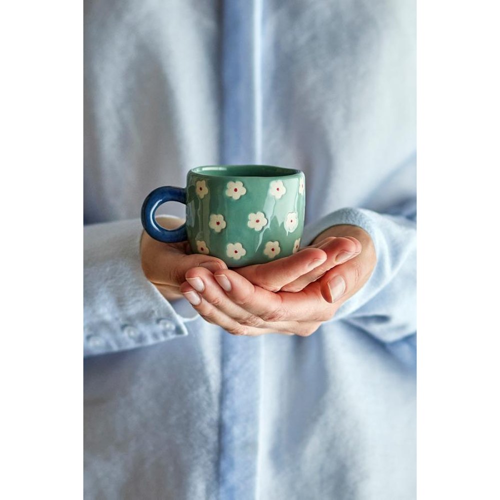 Bloomingville Nini tasse en faïence - Bleu