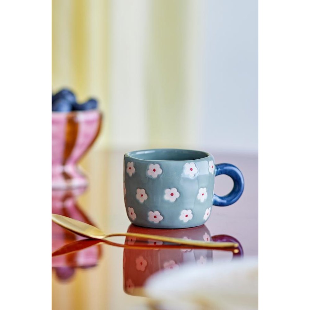 Mug Bloomingville Nini en grès - Bleu