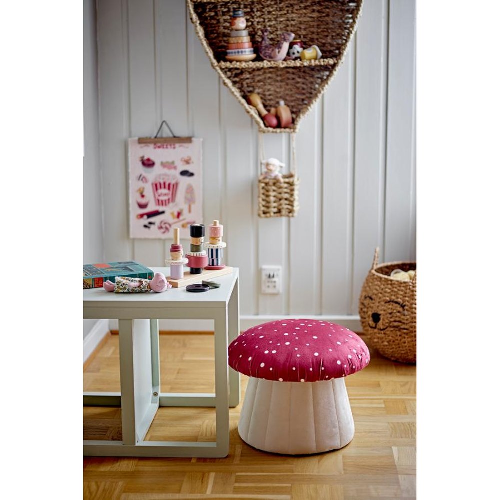 Pouf Bloomingville Lue - Rouge