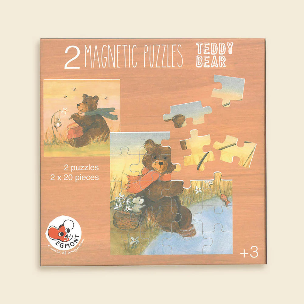 Egmont Toys 2 puzzles magnétiques Ours en peluche