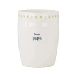 Zusss Tasse à café Cher papa - Blanc