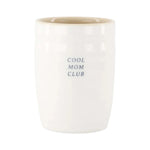 Zusss Tasse à café Cool Mom Club - Blanc/Marron