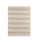 Meyco Couverture pour lit bébé Jacquard hydrophile rayures sable