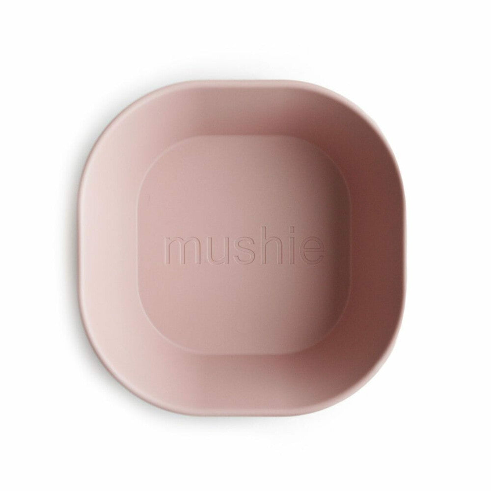 Mushie Set de bols carrés Blush