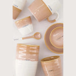 Zusss Tasse à thé Lieverd - Blanc/Rose