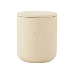 Zusss bougie parfumée cœur en céramique - sable