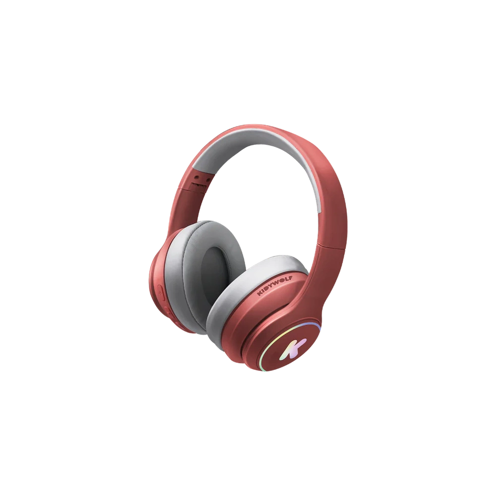 Kidywolf K-EARS Casque pour adolescents - Rouge