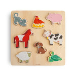 Mushie puzzle en bois Ferme