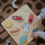 Puzzle en bois Mushie Espace