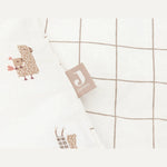 Jollein Housse de couette avec taie d'oreiller 100x140cm - Animal Friends