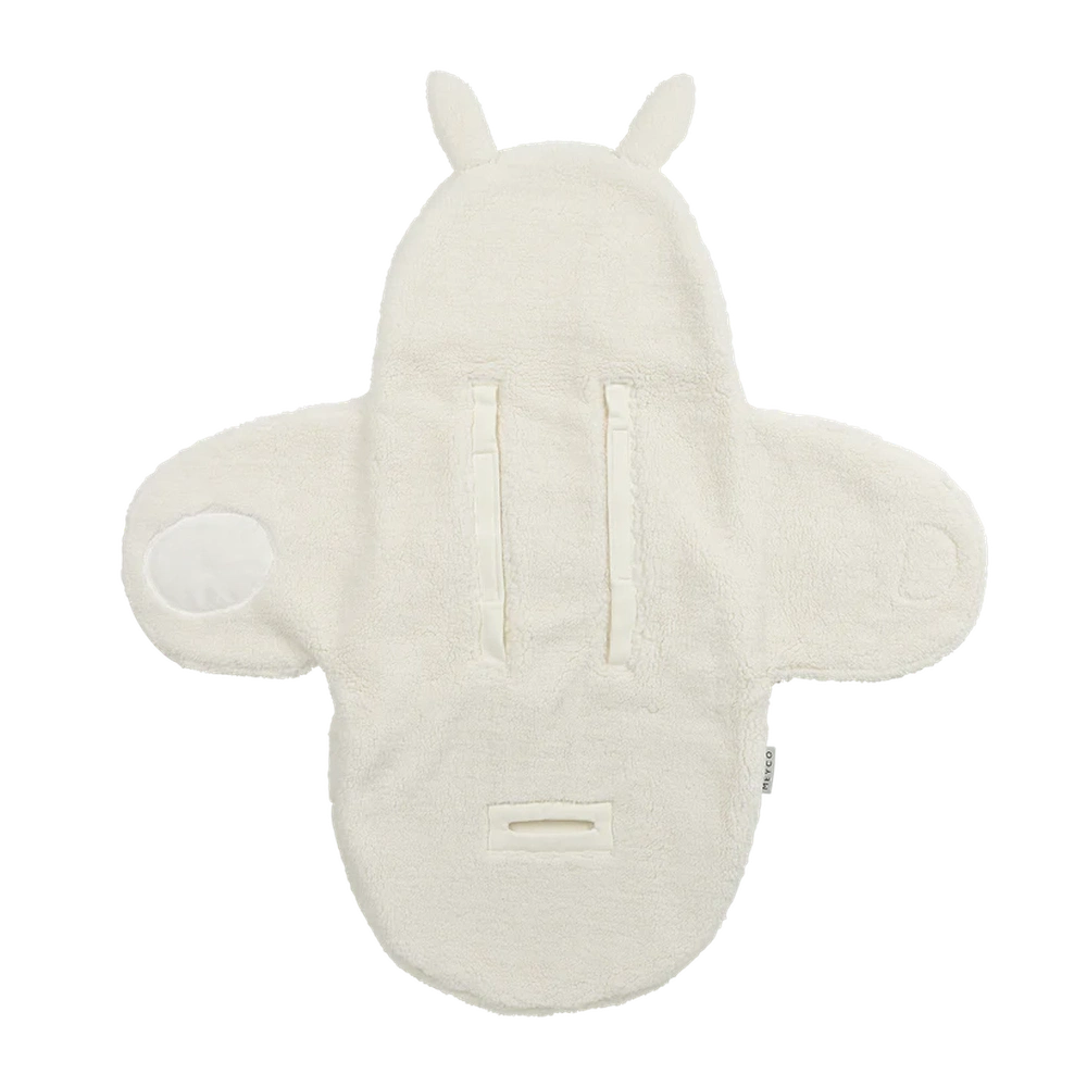 Meyco Couverture d’emmaillotage Teddy Rabbit - Naturel