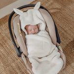 Meyco Couverture d’emmaillotage Teddy Rabbit - Naturel